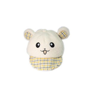 Babyqlo Bunny ears feature cap for little boys and girls - Off white