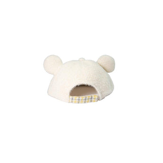 Babyqlo Bunny ears feature cap for little boys and girls - Off white