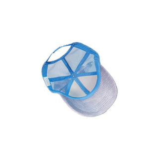 Babyqlo Big bow feature cap for little girls - Blue