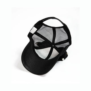 Babyqlo Big bow feature cap for little girls - Black