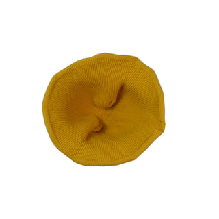Babyqlo Sun Hat with applique detail for little girls - yellow