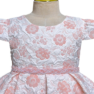 printed cotton cheap party dress for girls-mybabyqlo.com