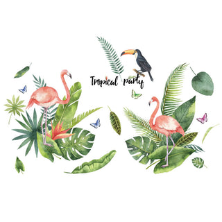 Tropical Party Wall Stickers For living Room
