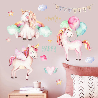 Little Unicorns Wall Sticker For Kids Room