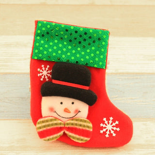Christmas Holiday decorative small stockings - Snowman