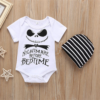 romper pajama and cap set for babies-shopfils