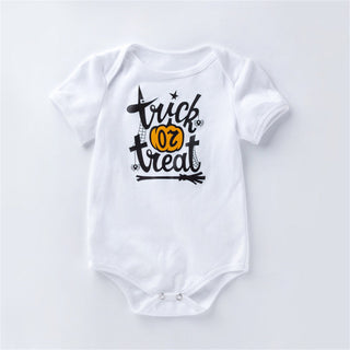 Trick or Treat printed romper for baby girls-shopfils.com