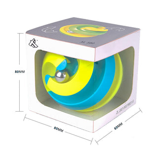 Cookieducks Metal Fingertip Spinner Sensory Toy Magnetic Maze Ball Fidget Spinning Bead Orbit Toys for Boys and Girls