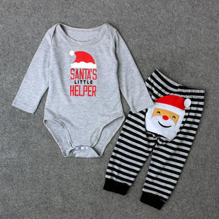 Santa's Little Helper Pajama Set for Infants - shopfils.com