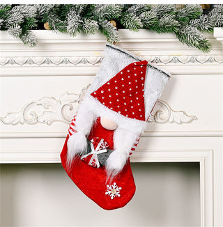 Premium Christmas Holiday Decorative Stockings - Red