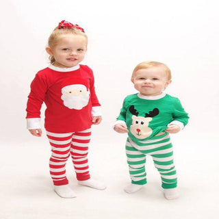 Cute 2pcs printed pajama set for  brother sister set for kids - shopfils.com
