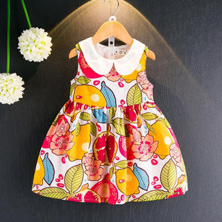 Multicolor Floral Summer Dress for Girls - shopfils.com