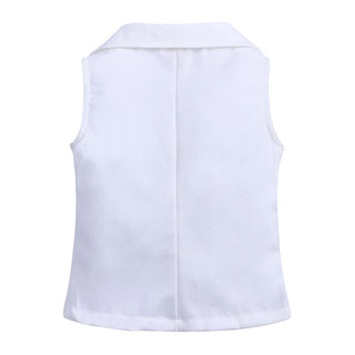 White T-shirt with Black Pant for girls