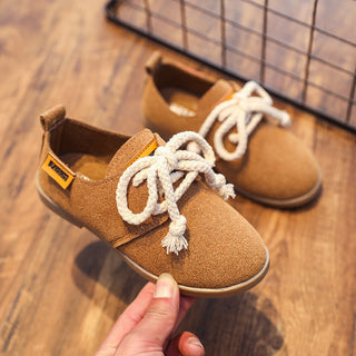 Lace-up Leather Shoes for Little Boys - shopfils.com