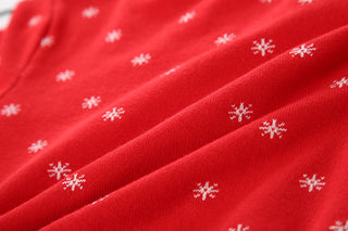 Reindeer Printed Red pure Cotton Soft Sweater for Little Boys and Girls - shopfils.com