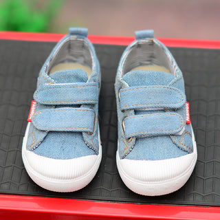 Sky Color Denim Style Shoes for Little Kids - shopfils.com