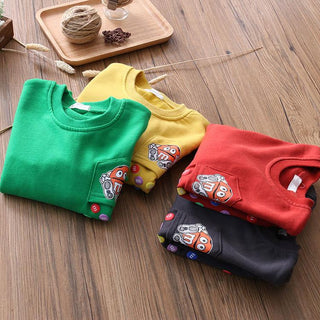 Falling Candy  Winter Pullover Sweat top for boys Green - shopfils.com