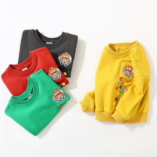 Falling Candy Winter Pullover Sweat Top for Boys Slate - shopfils.com