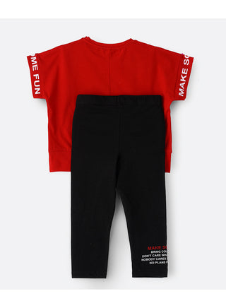 short top and leggigns set for girls-shopfils.com