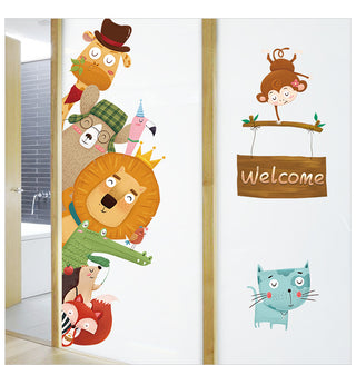 Zoo Animals Wall Sticker For Baby and Kids Room